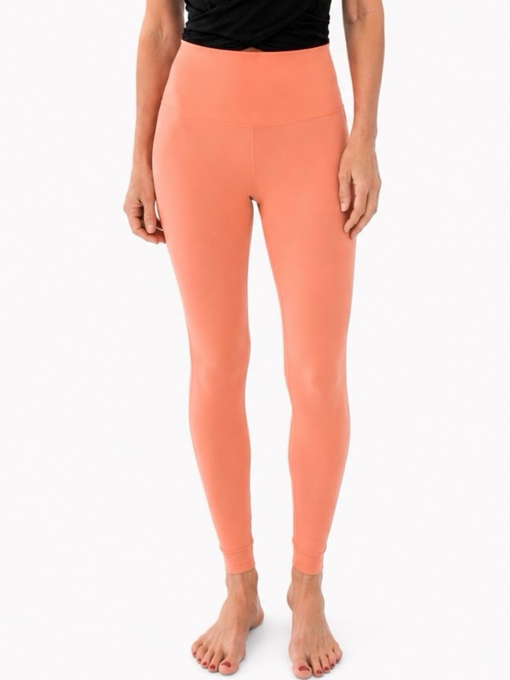 Lululemon Align HR Pant Double Lined Sz 6 Pink Savannah EUC